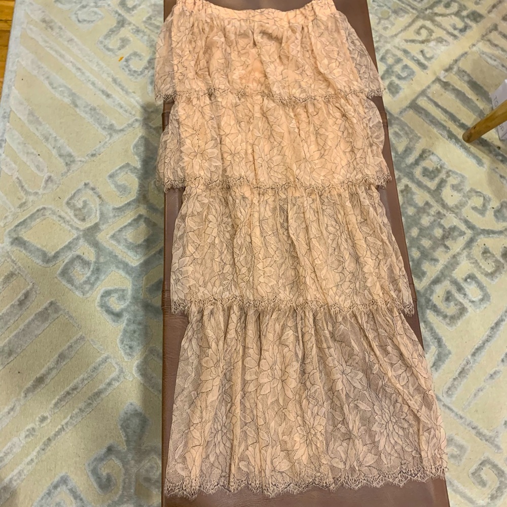Zara Tiered Lace Skirt